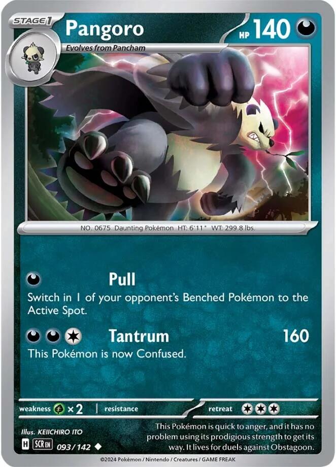 Pangoro (093/142) [Scarlet & Violet: Stellar Crown] | Red Riot Games CA