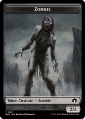 Eldrazi Spawn // Zombie Double-Sided Token [Modern Horizons 3 Tokens] | Red Riot Games CA