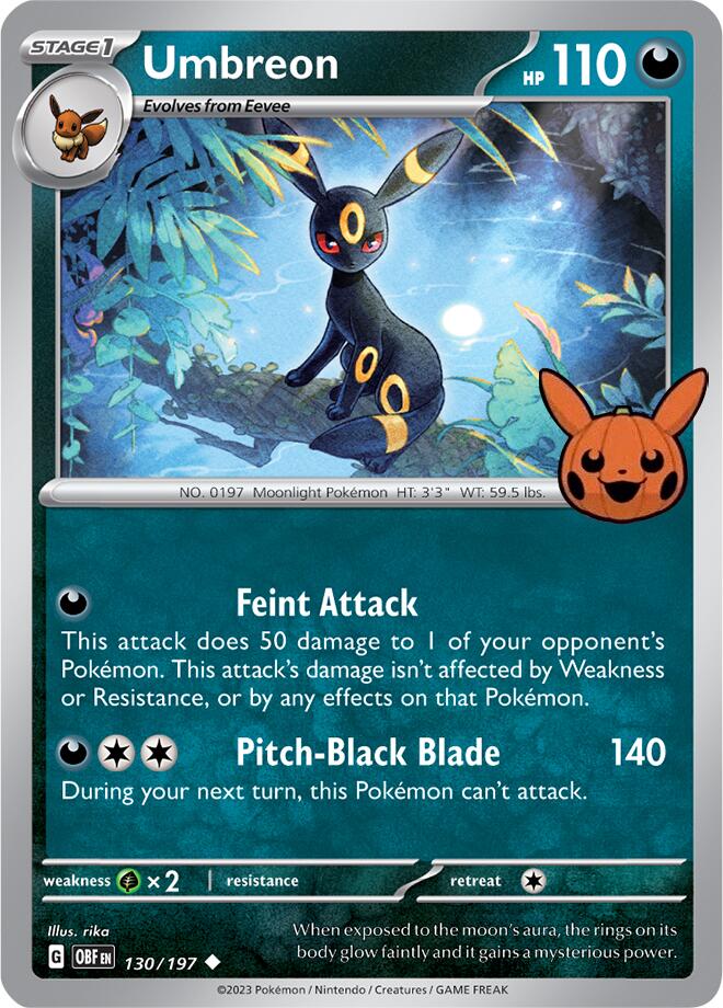 Umbreon (130/197) [Trick or Trade 2024] | Red Riot Games CA