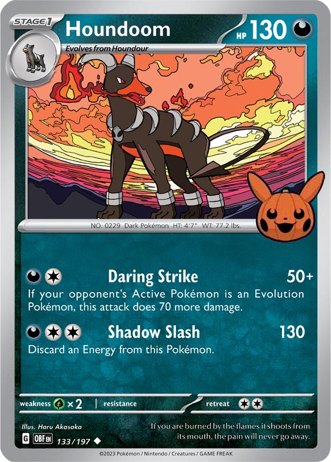 Houndoom (133/197) [Trick or Trade 2024] | Red Riot Games CA