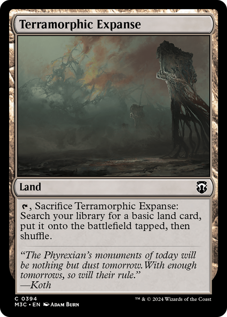 Terramorphic Expanse (Ripple Foil) [Modern Horizons 3 Commander] | Red Riot Games CA