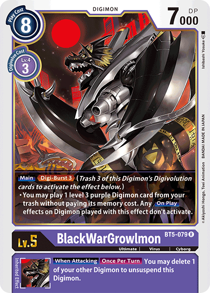 BlackWarGrowlmon [BT5-079] [Battle of Omni] | Red Riot Games CA