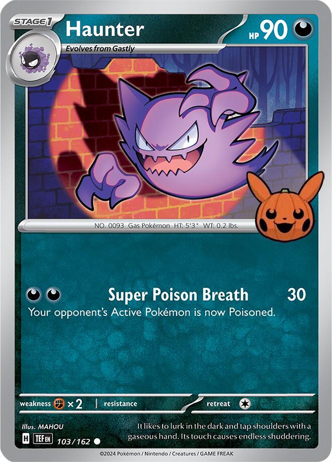 Haunter (103/162) [Trick or Trade 2024] | Red Riot Games CA