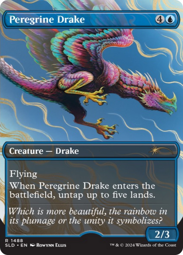 Peregrine Drake (Rainbow Foil) [Secret Lair Drop Series] | Red Riot Games CA