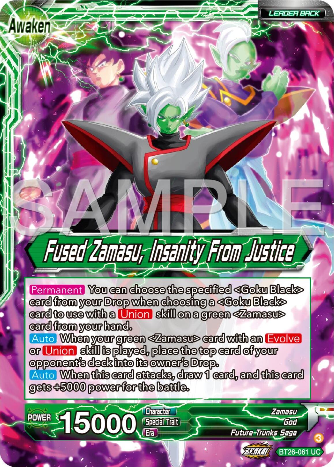 Zamasu // Fused Zamasu, Insanity From Justice (BT26-061) [Ultimate Advent] | Red Riot Games CA