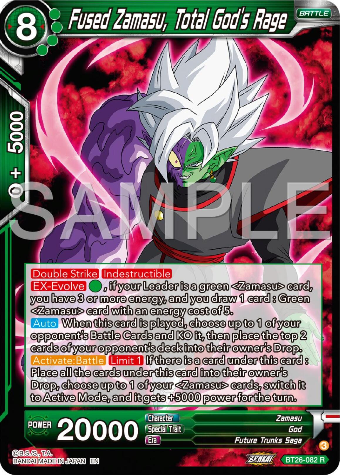 Fused Zamasu, Total God's Rage (BT26-082) [Ultimate Advent] | Red Riot Games CA