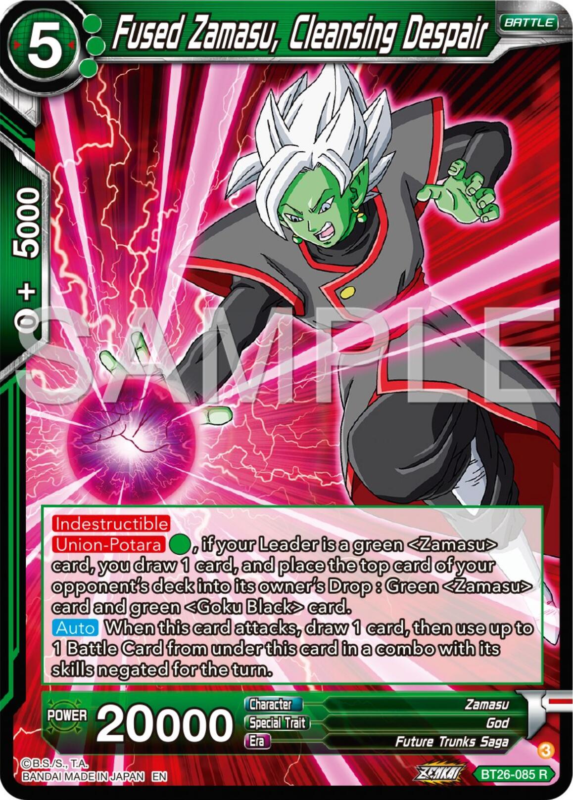 Fused Zamasu, Cleansing Despair (BT26-085) [Ultimate Advent] | Red Riot Games CA