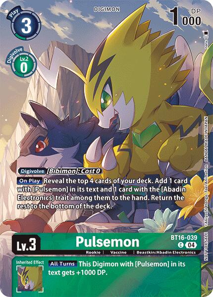 Pulsemon [BT16-039] (Legend Pack 2024) [Beginning Observer] | Red Riot Games CA