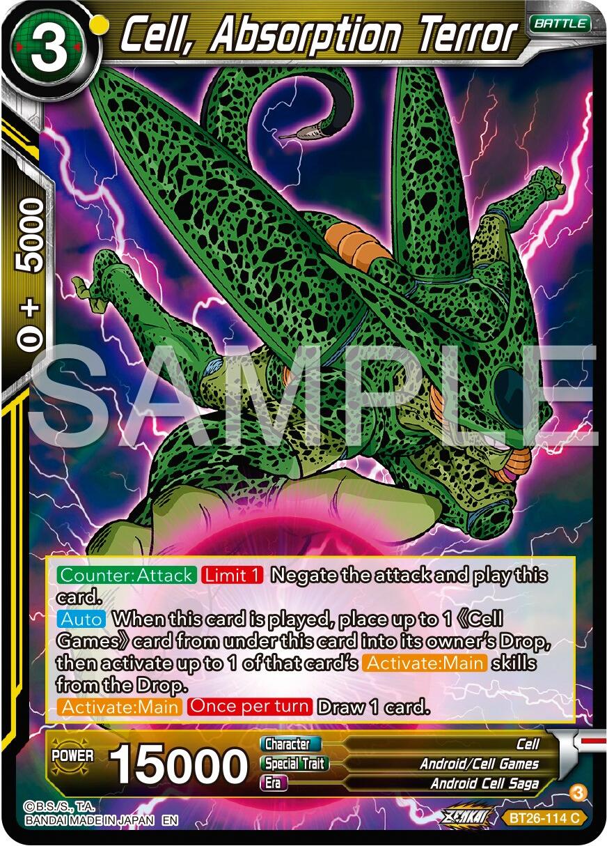 Cell, Absorption Terror (BT26-114) [Ultimate Advent] | Red Riot Games CA