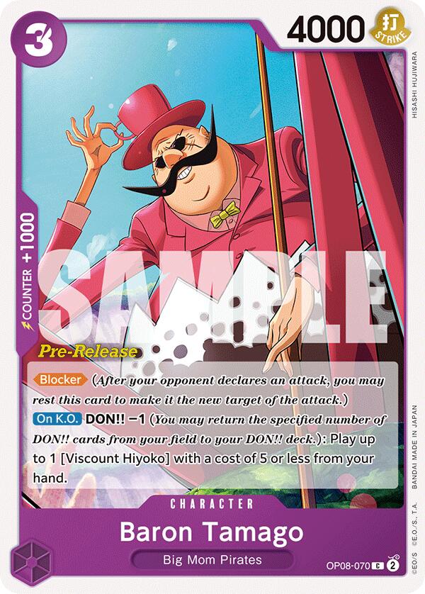 Baron Tamago [Two Legends Pre-Release Cards] | Red Riot Games CA