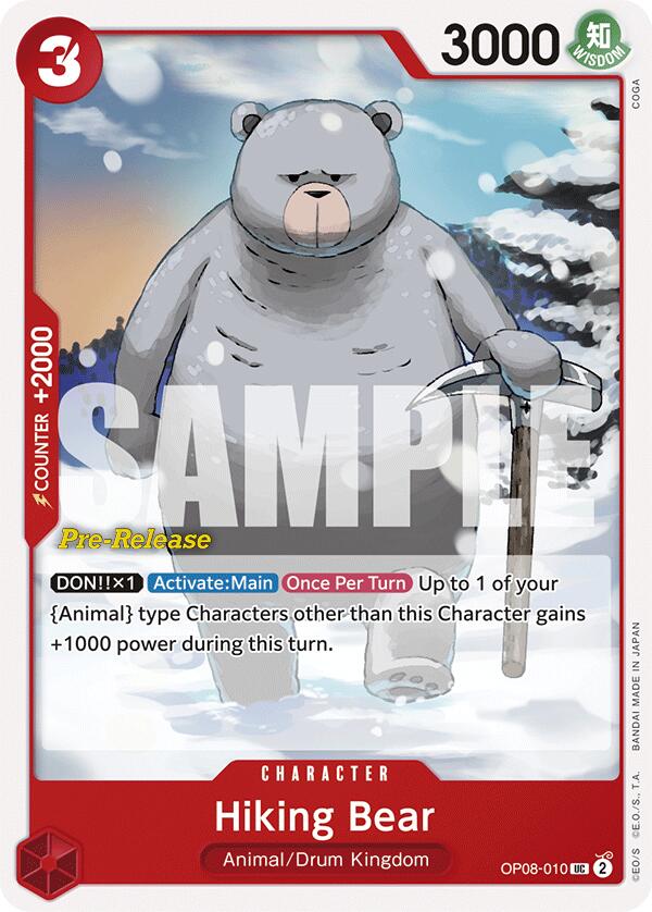 Hiking Bear [Two Legends Pre-Release Cards] | Red Riot Games CA