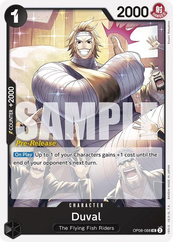 Duval [Two Legends Pre-Release Cards] | Red Riot Games CA