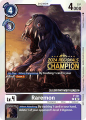 Raremon [P-101] - P-101 (2024 Regionals Champion) [Promotional Cards] | Red Riot Games CA