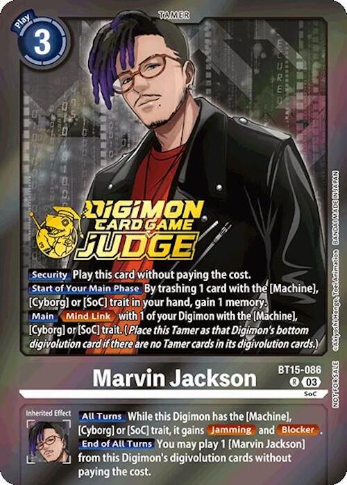 Marvin Jackson [BT15-086] (Judge Pack 6) [Exceed Apocalypse] | Red Riot Games CA