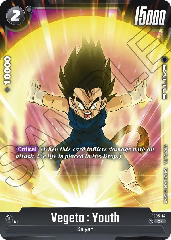 Vegeta : Youth (Bonus Pack Alternate Art) [Starter Deck: Bardock] | Red Riot Games CA