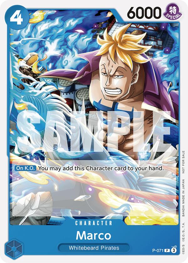 Marco [One Piece Promotion Cards] | Red Riot Games CA