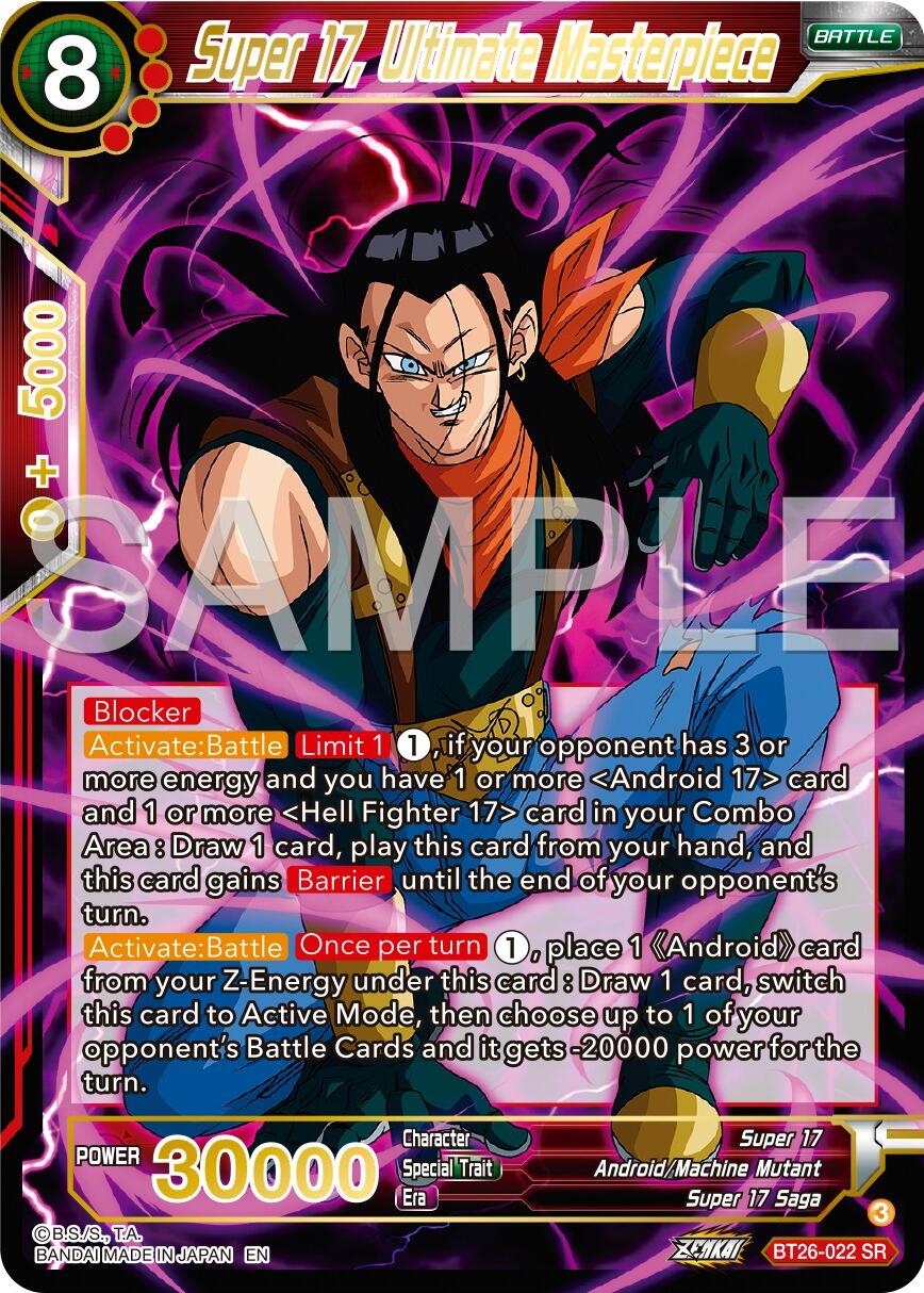 Super 17, Ultimate Masterpiece (BT26-022) [Ultimate Advent] | Red Riot Games CA