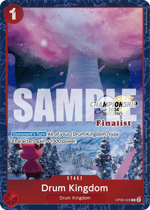 Drum Kingdom (Championship 2024 Finalist Card Set) [One Piece Promotion Cards] | Red Riot Games CA