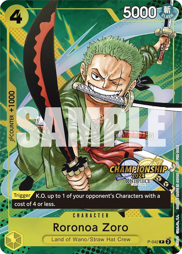 Roronoa Zoro (CS 2024 Event Pack) [One Piece Promotion Cards] | Red Riot Games CA