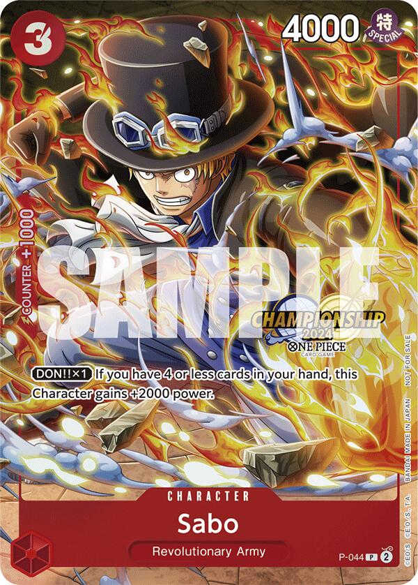 Sabo (CS 2024 Event Pack) [One Piece Promotion Cards] | Red Riot Games CA