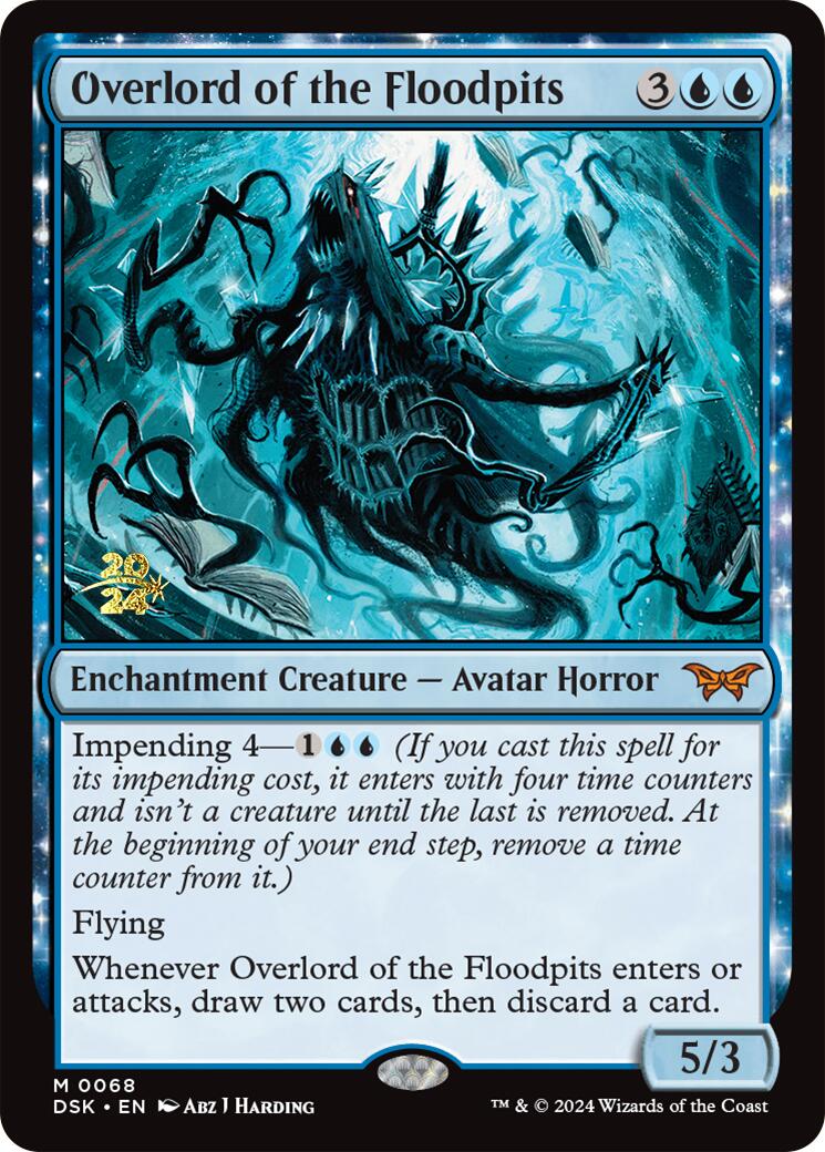 Overlord of the Floodpits [Duskmourn: House of Horror Prerelease Promos] | Red Riot Games CA