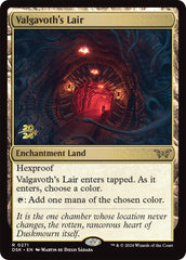 Valgavoth's Lair [Duskmourn: House of Horror Prerelease Promos] | Red Riot Games CA