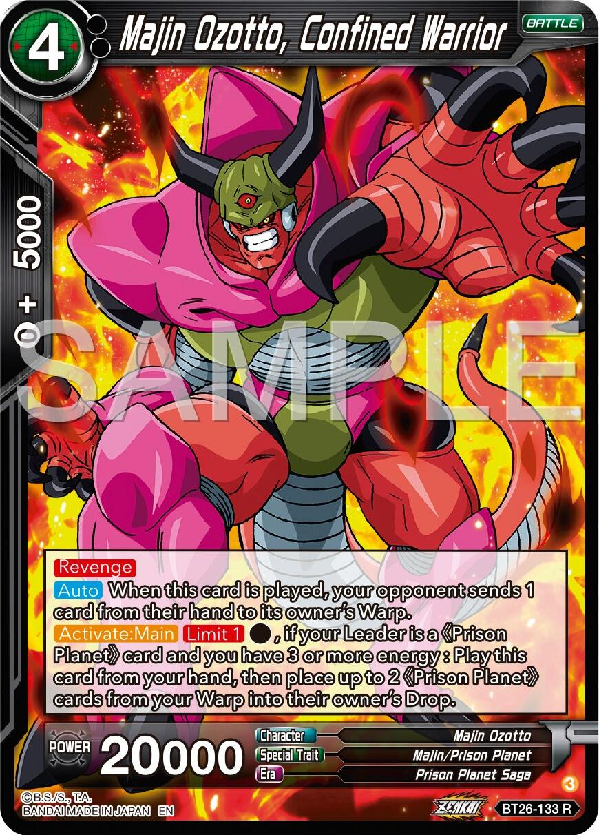 Majin Ozotto, Confined Warrior (BT26-133) [Ultimate Advent] | Red Riot Games CA