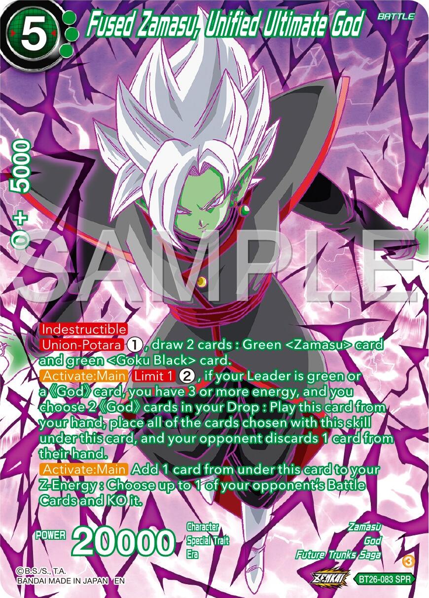 Fused Zamasu, Unified Ultimate God (SPR) (BT26-083) [Ultimate Advent] | Red Riot Games CA