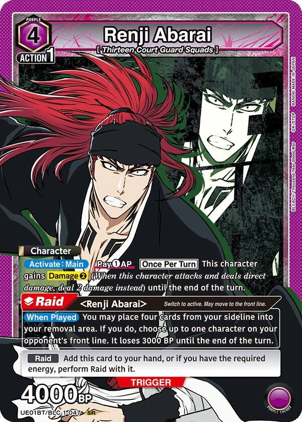 Image for Renji Abarai (047) [BLEACH: Thousand-Year Blood War] | Red Riot Games CA