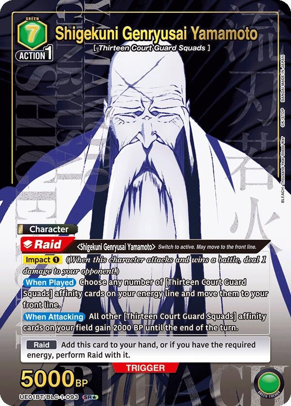 Shigekuni Genryusai Yamamoto (093) (SR*) [BLEACH: Thousand-Year Blood War]