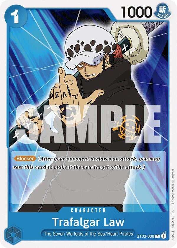 Image for Trafalgar Law (ST03-008) [Starter Deck 17: BLUE Donquixote Doflamingo]