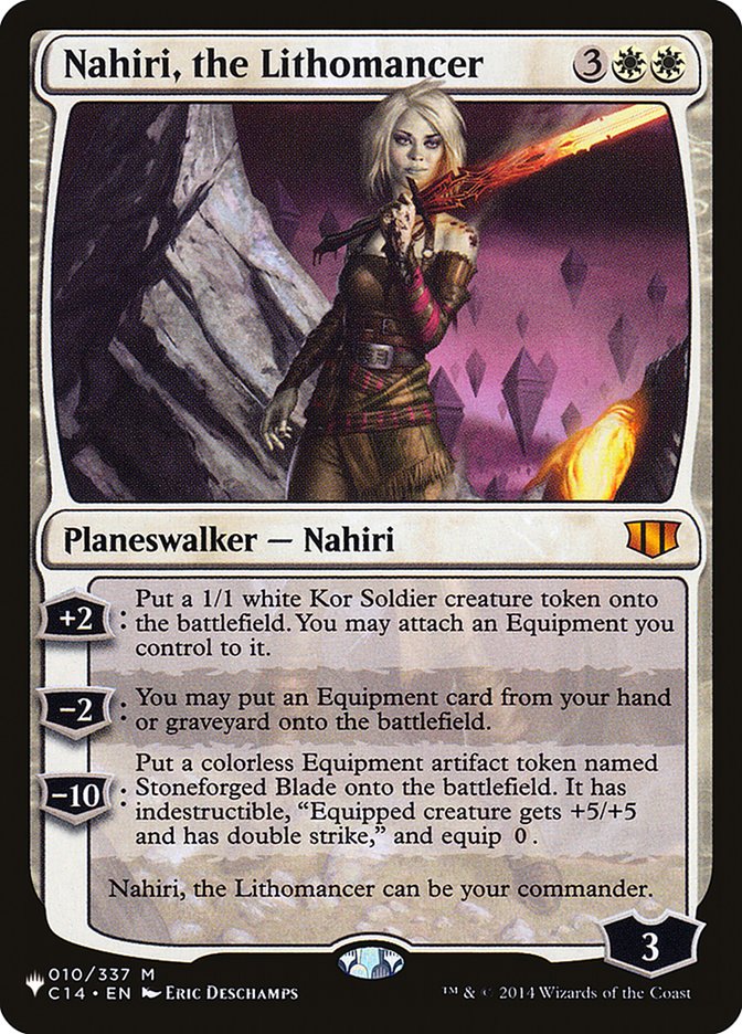 Nahiri, the Lithomancer [The List] | Red Riot Games CA