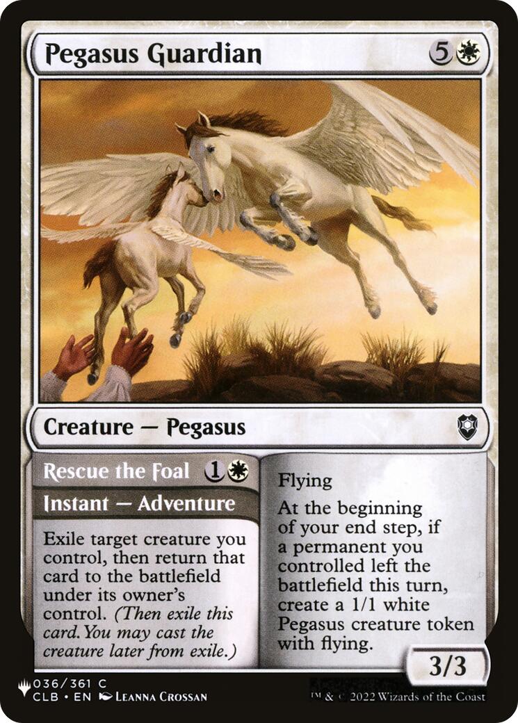 Pegasus Guardian [The List Reprints] | Red Riot Games CA