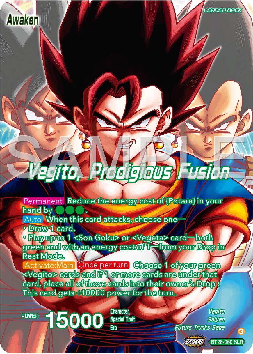 Son Goku & Vegeta // Vegito, Prodigious Fusion (Alternate Art) (BT26-060) [Ultimate Advent] | Red Riot Games CA