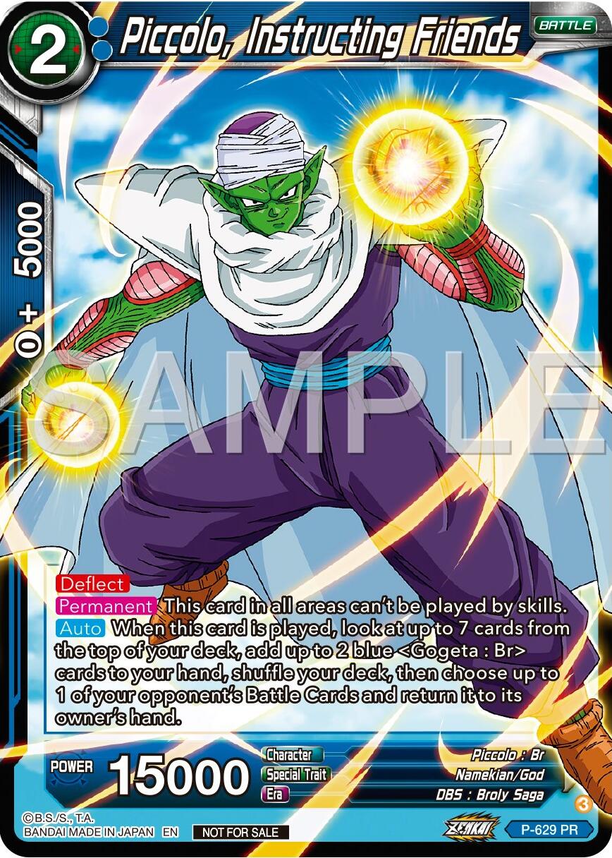 Piccolo, Instructing Friends (Zenkai Series Tournament Pack Vol.9) (P-629) [Promotion Cards] | Red Riot Games CA