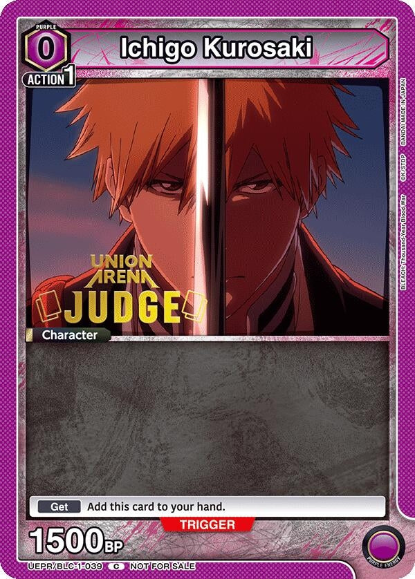 Ichigo Kurosaki (039) (Judge Pack) [Union Arena Promotion Cards]