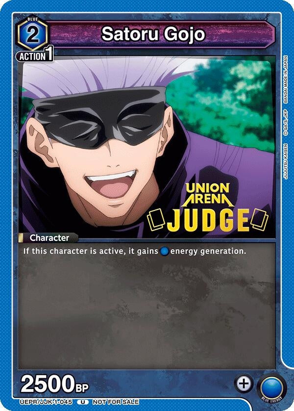Image for Satoru Gojo (Judge Pack) [Union Arena Promotion Cards]