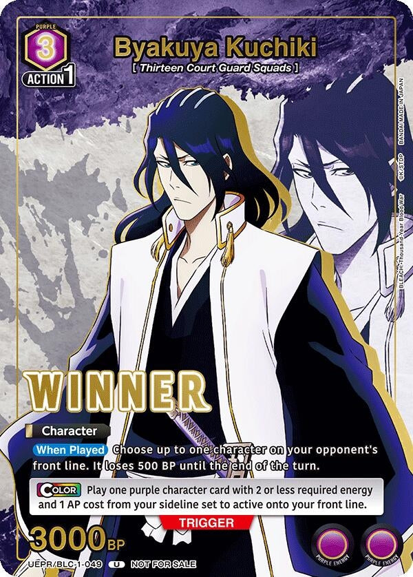 Image for Byakuya Kuchiki (049) (Winner) [Union Arena Promotion Cards]