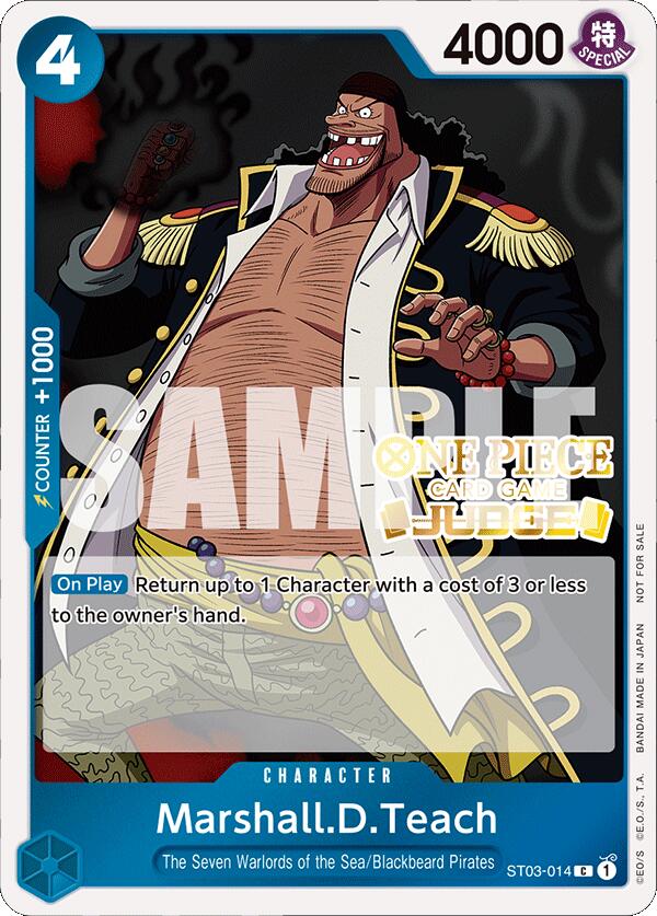 Marshall.D.Teach (Judge Pack Vol. 4) [One Piece Promotion Cards] | Red Riot Games CA