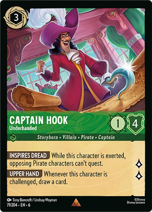 Captain Hook - Underhanded (71/204) [Azurite Sea] | Red Riot Games CA