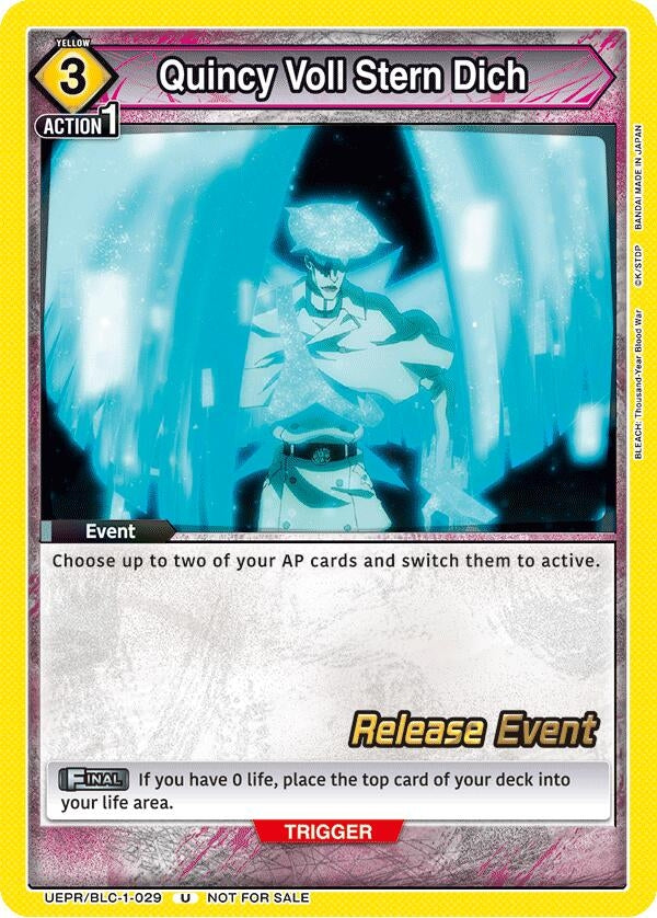 Image for Quincy Voll Stern Dich (UEPR/BLC-1-029) - Union Arena