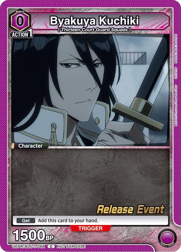 Image for Byakuya Kuchiki (048) (UEPR/BLC-1-048) - Union Arena