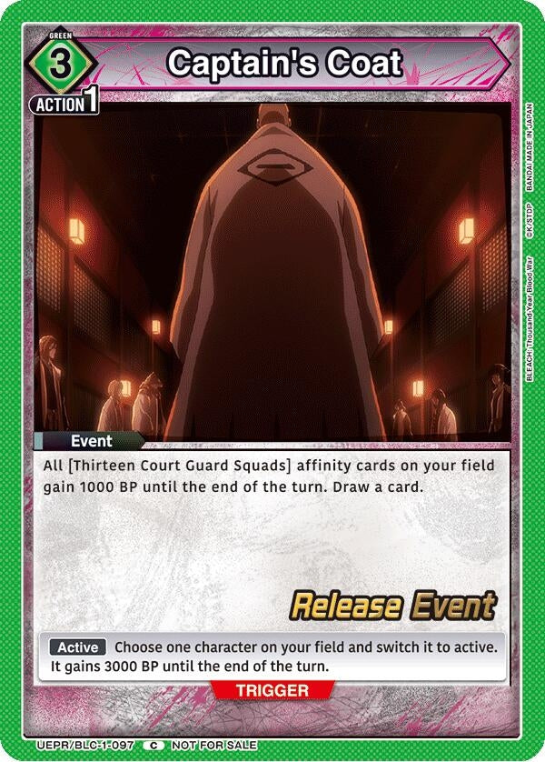 Image for Captain's Coat (UEPR/BLC-1-097) - Union Arena