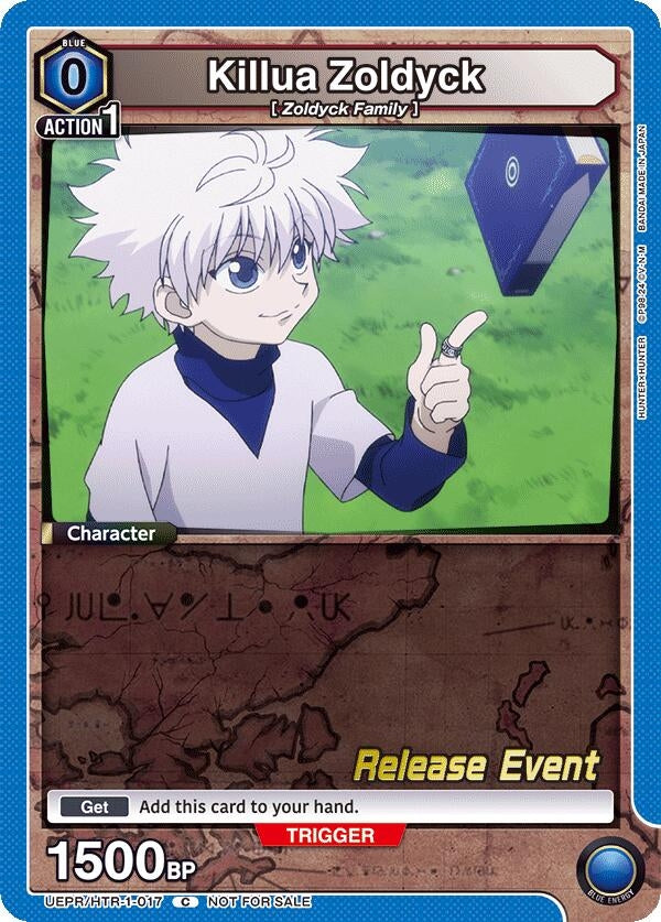 Image for Killua Zoldyck (017) (UEPR/HTR-1-017) - Union Arena