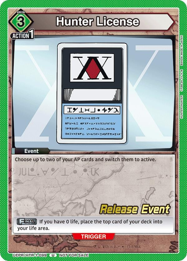Image for Hunter License (UEPR/HTR-1-099) - Union Arena