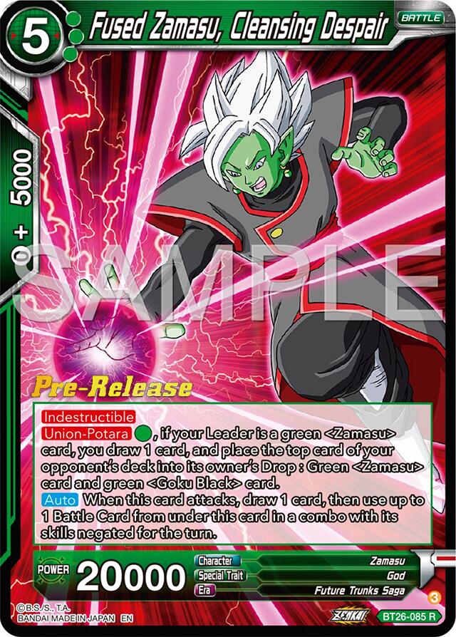 Fused Zamasu, Cleansing Despair (BT26-085) [Ultimate Advent Prerelease Promos] | Red Riot Games CA