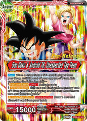 Son Goku // Son Goku & Android 18, Unexpected Tag Team (BT26-001) [Ultimate Advent Prerelease Promos] | Red Riot Games CA