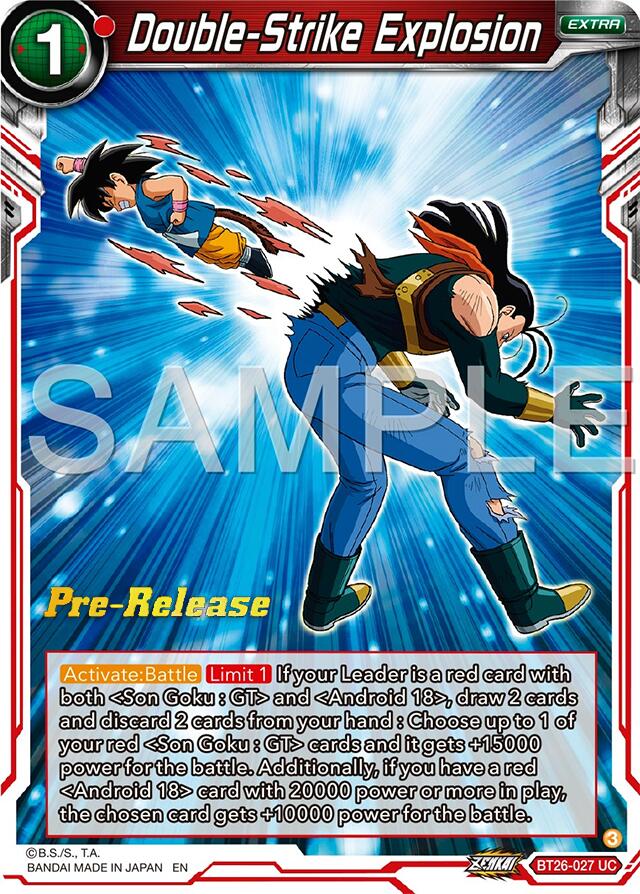 Double-Strike Explosion (BT26-027) [Ultimate Advent Prerelease Promos] | Red Riot Games CA