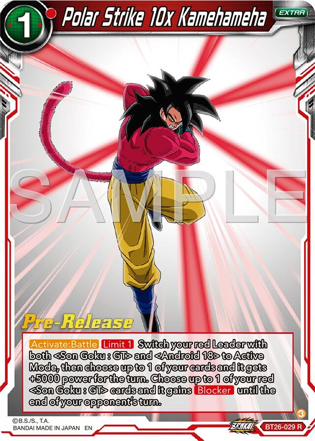 Polar Strike 10x Kamehameha (BT26-029) [Ultimate Advent Prerelease Promos] | Red Riot Games CA