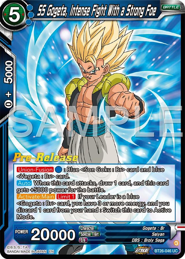 SS Gogeta, Intense Fight With a Strong Foe (BT26-046) [Ultimate Advent Prerelease Promos] | Red Riot Games CA